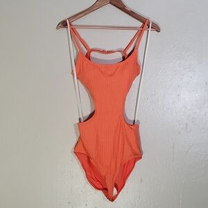 Aerie Orange One Piece Swimsuit